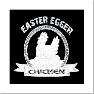 Easter egger chicken Posters and Art